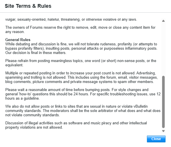 Da rules